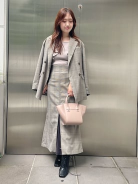 仲田桃子さん（レディース・165cm）の秋コーディネート