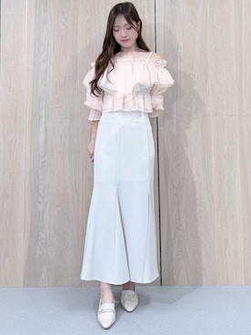 仲田桃子さん（レディース・165cm）の春コーディネート