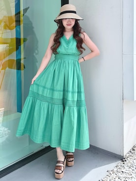 仲田桃子さん（レディース・165cm）の春コーディネート