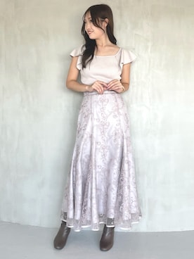 仲田桃子さん(レディース・165cm)の春コーディネート