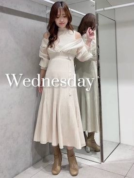 仲田桃子さん(レディース・165cm)の秋コーディネート