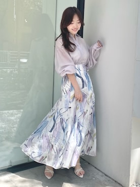 仲田桃子さん（レディース・165cm）の春コーディネート