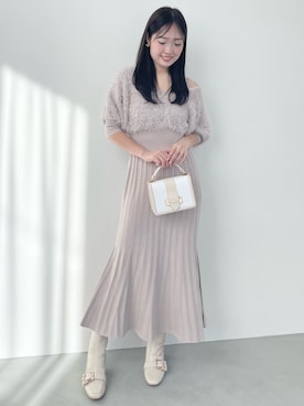 仲田桃子さん(レディース・165cm)の春コーディネート