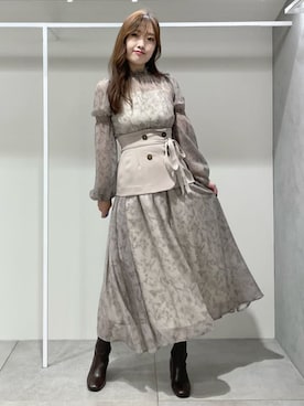 仲田桃子さん（レディース・165cm）の秋コーディネート