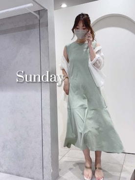 仲田桃子さん（レディース・165cm）の夏コーディネート