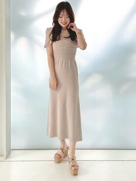 仲田桃子さん（レディース・165cm）の春コーディネート