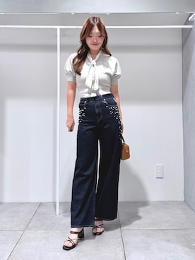 仲田桃子さん（レディース・165cm）の夏コーディネート