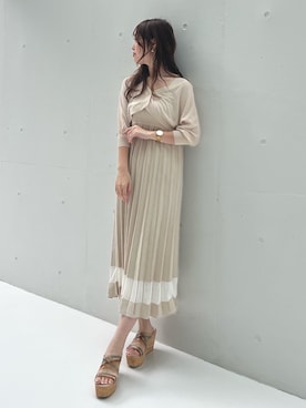 仲田桃子さん(レディース・165cm)の春コーディネート