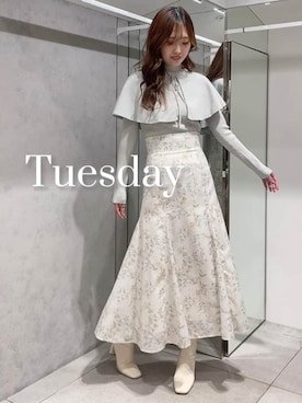 仲田桃子さん（レディース・165cm）の秋コーディネート