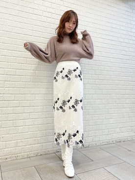 仲田桃子さん(レディース・165cm)の秋コーディネート