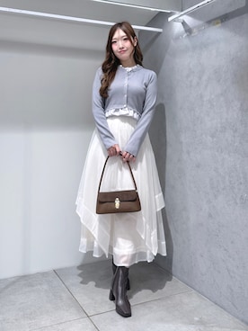 仲田桃子さん(レディース・165cm)の秋コーディネート