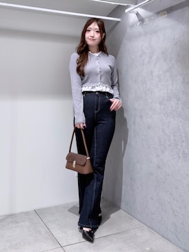 仲田桃子さん(レディース・165cm)の秋コーディネート