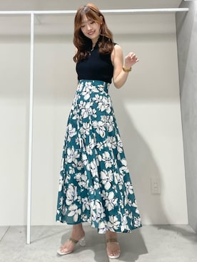 仲田桃子さん(レディース・165cm)の春コーディネート