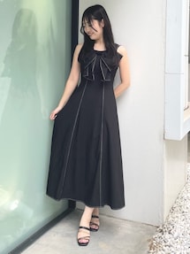 ビックリボンタイプライターワンピース｜マーキュリーデュオ