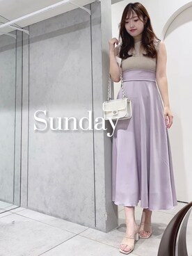 仲田桃子さん（レディース・165cm）の夏コーディネート