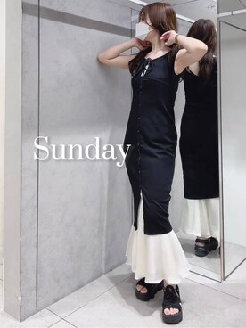 仲田桃子さん(レディース・165cm)の夏コーディネート