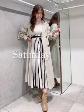 仲田桃子さん（レディース・165cm）の秋コーディネート