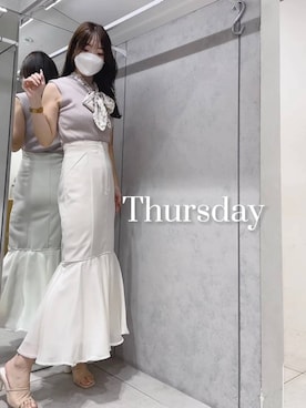 仲田桃子さん(レディース・165cm)の夏コーディネート