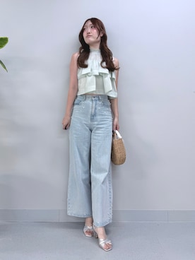 仲田桃子さん(レディース・165cm)の夏コーディネート