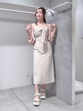 仲田桃子さん（レディース・165cm）の夏コーディネート