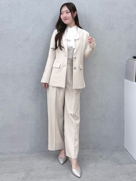 仲田桃子さん（レディース・165cm）の春コーディネート