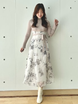 仲田桃子さん(レディース・165cm)の秋コーディネート