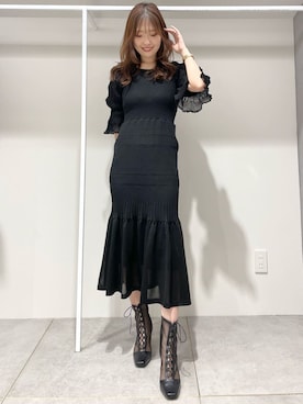 仲田桃子さん（レディース・165cm）の春コーディネート