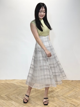 仲田桃子さん（レディース・165cm）の春コーディネート