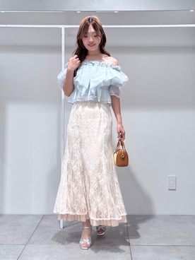 仲田桃子さん（レディース・165cm）の夏コーディネート