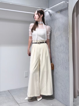 仲田桃子さん(レディース・165cm)の夏コーディネート