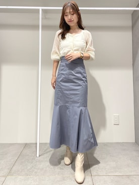 仲田桃子さん(レディース・165cm)の春コーディネート