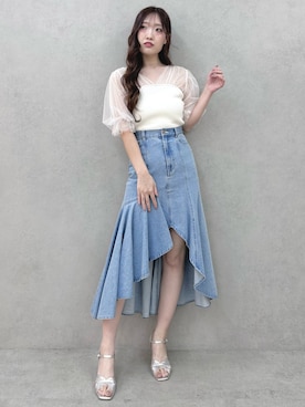 仲田桃子さん（レディース・165cm）の春コーディネート