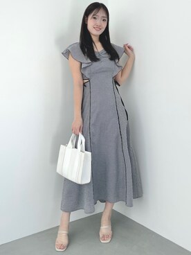 仲田桃子さん（レディース・165cm）の春コーディネート