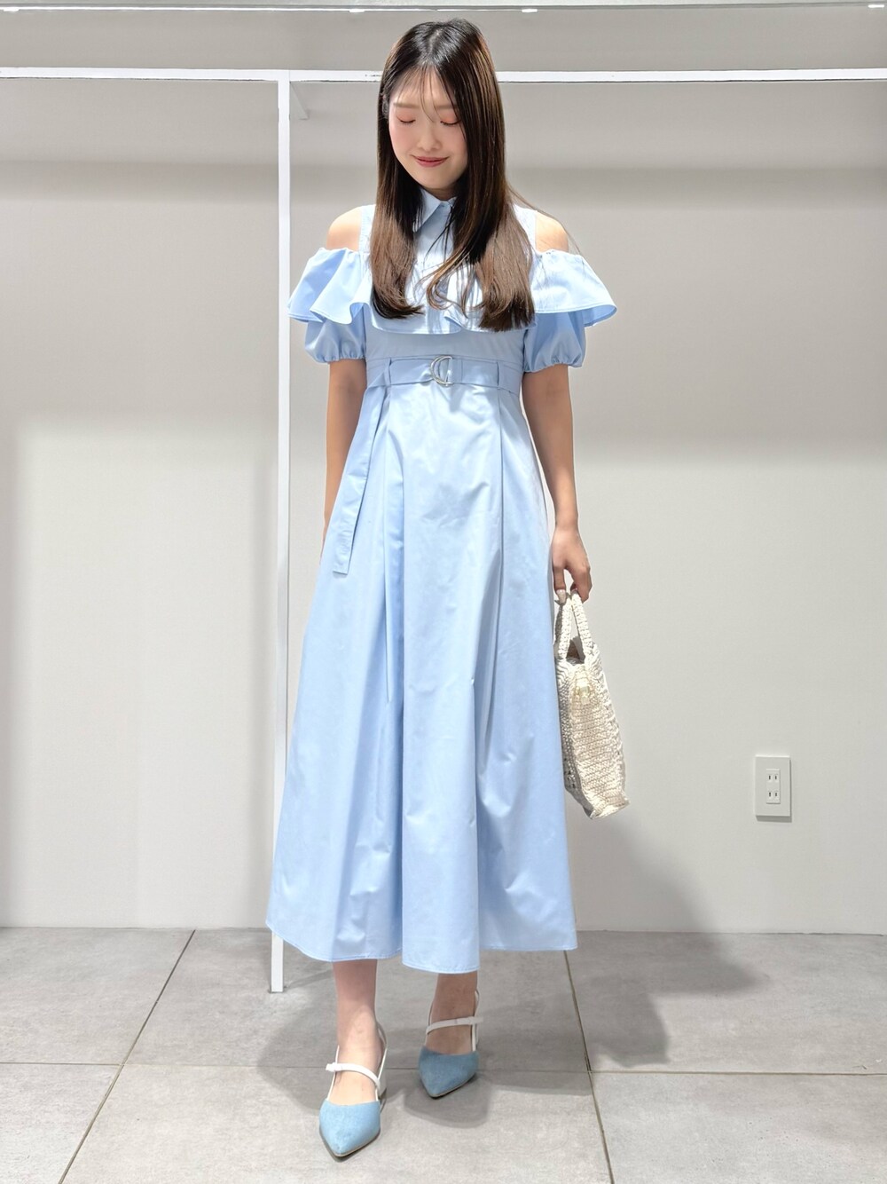 も*も様 【MARY QUANTコラボ】ラッフルシャツワンピース マーキュリーデ マーキュリーデュオ MERCURYDUO 【MARY QUANTコラボ】ラッフル