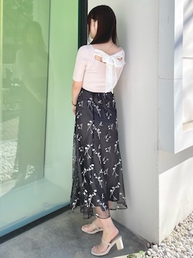 仲田桃子さん(レディース・165cm)の春コーディネート