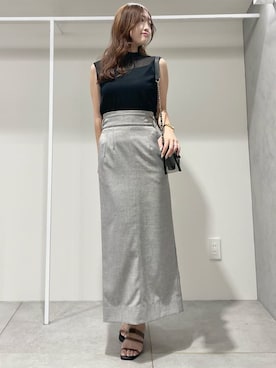 仲田桃子さん（レディース・165cm）の夏コーディネート