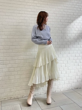 仲田桃子さん（レディース・165cm）の冬コーディネート