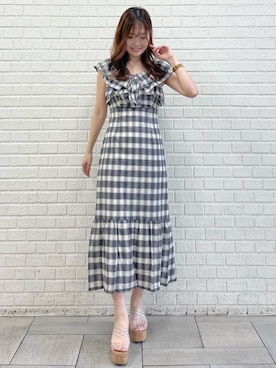 仲田桃子さん（レディース・165cm）の春コーディネート