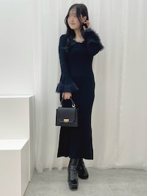 ファーボレロ ファーニットZ】シンプルなデザインに本革製のパーツで高級感を