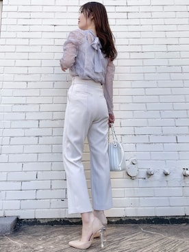 仲田桃子さん（レディース・165cm）の冬コーディネート