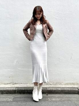 仲田桃子さん（レディース・165cm）の秋コーディネート