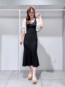 仲田桃子さん(レディース・165cm)の夏コーディネート