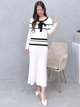 仲田桃子さん（レディース・165cm）の冬コーディネート