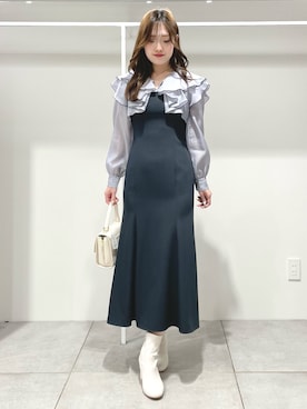 仲田桃子さん(レディース・165cm)の冬コーディネート