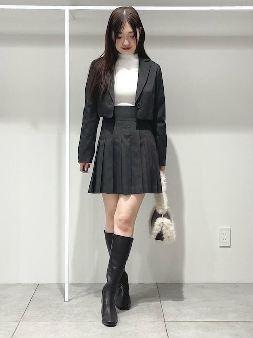 セール】【セットアップ着用可】チェックショートジャケット