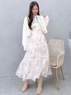 仲田桃子さん(レディース・165cm)の冬コーディネート