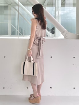 仲田桃子さん（レディース・165cm）の春コーディネート