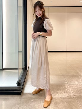 仲田桃子さん（レディース・165cm）の春コーディネート