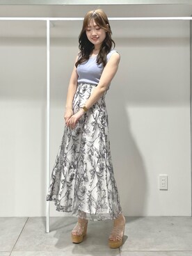 仲田桃子さん(レディース・165cm)の春コーディネート