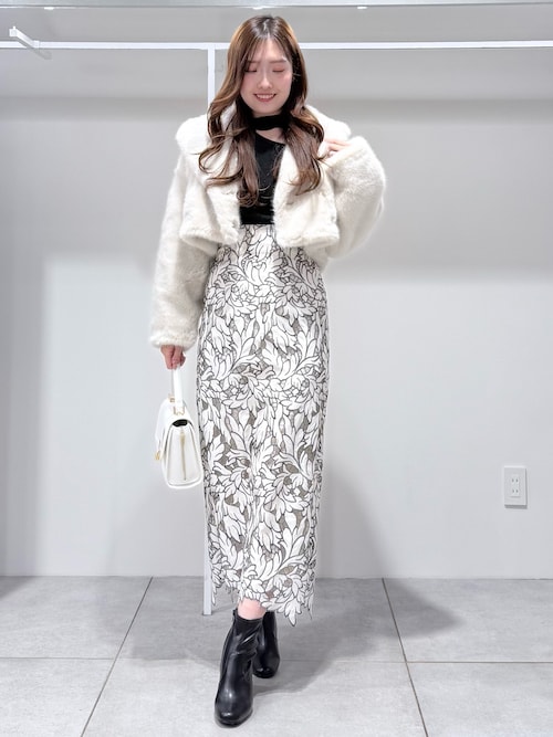 未使用✨24AW MERCURYDUO テーラードカラーファーコート　ジャケット セール】テーラードカラーファーコート（その他アウター）｜MERCURYDUO